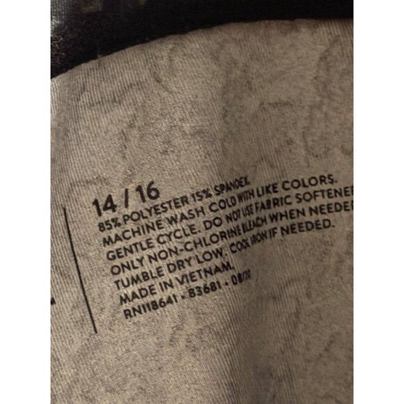 LIVI Lane Bryant Leggings Size 14/16W Active High-Rise Leggings Black Houndstoot - Picture 12 of 12